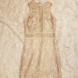 Body con white dress